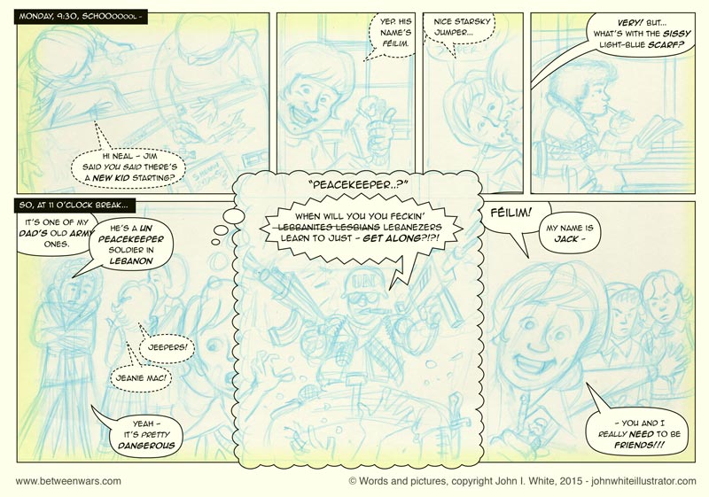 comic pencils gutters and lettering