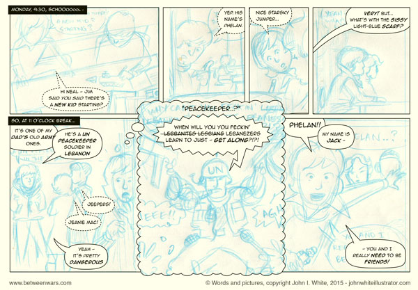 comic page layout indesign