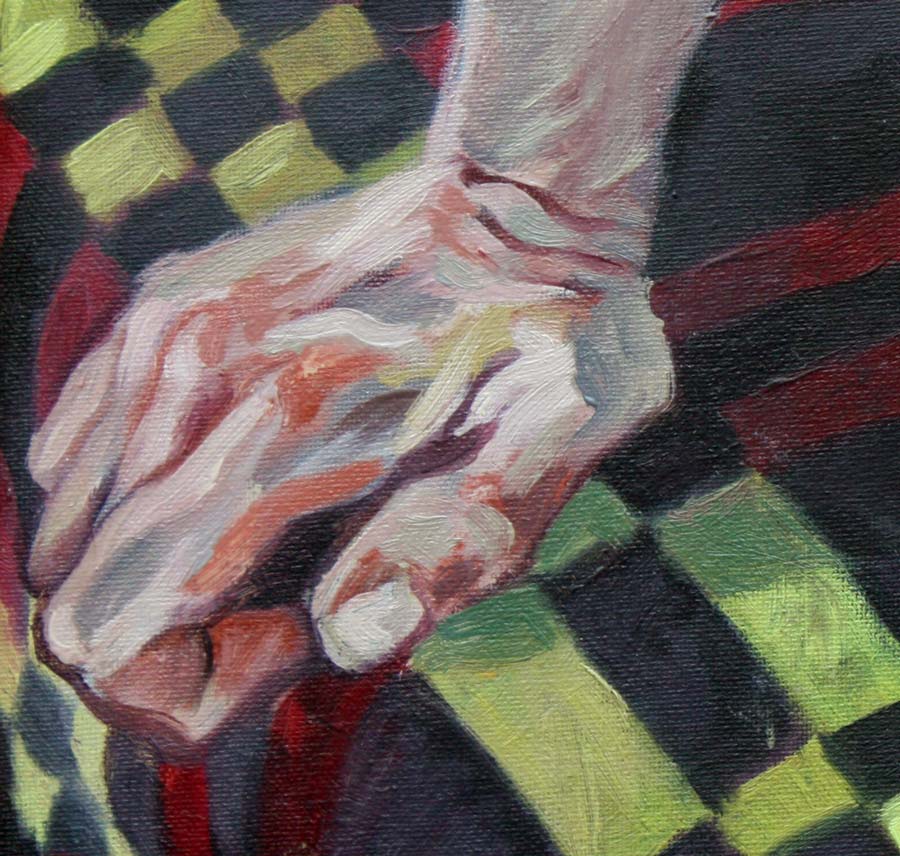 detail of life painting oils male nude
