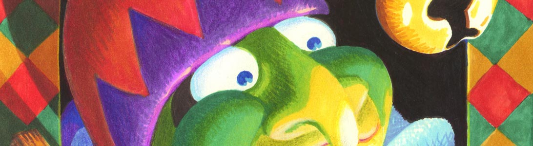 preview of illustration of mr punch puppet 