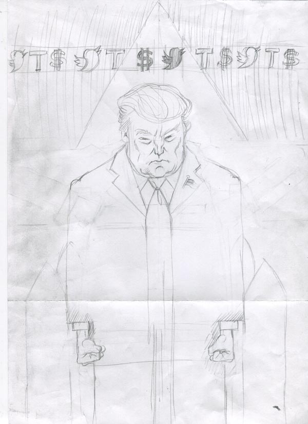 trump sketch