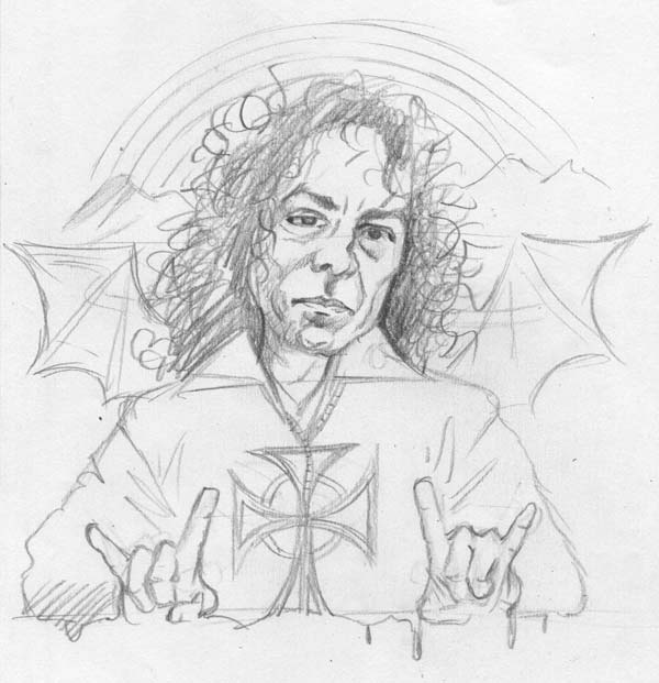 dio pencil sketch