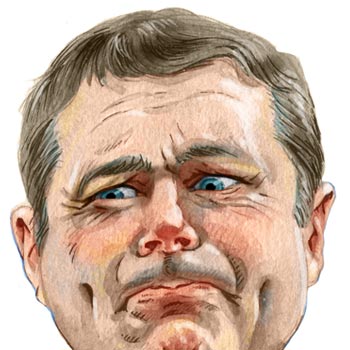 preview of editorial illustration of minister paschal donhoe